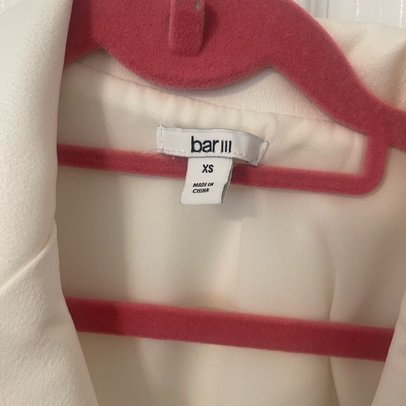 Elegant White Women's Tuxedo Dress - Picture 5 of 6